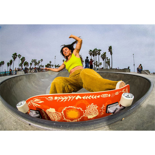 Carver Skateboards - 31" GrlSwirl Sunflower - CX Complete