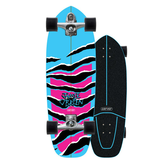 Carver Skateboards - 31" JOB Blue Tiger - C7 Complete Surfskate