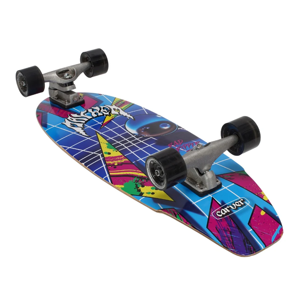 31" ...Lost Rad Ripper Neon - C7 Complete Carver Surfskate