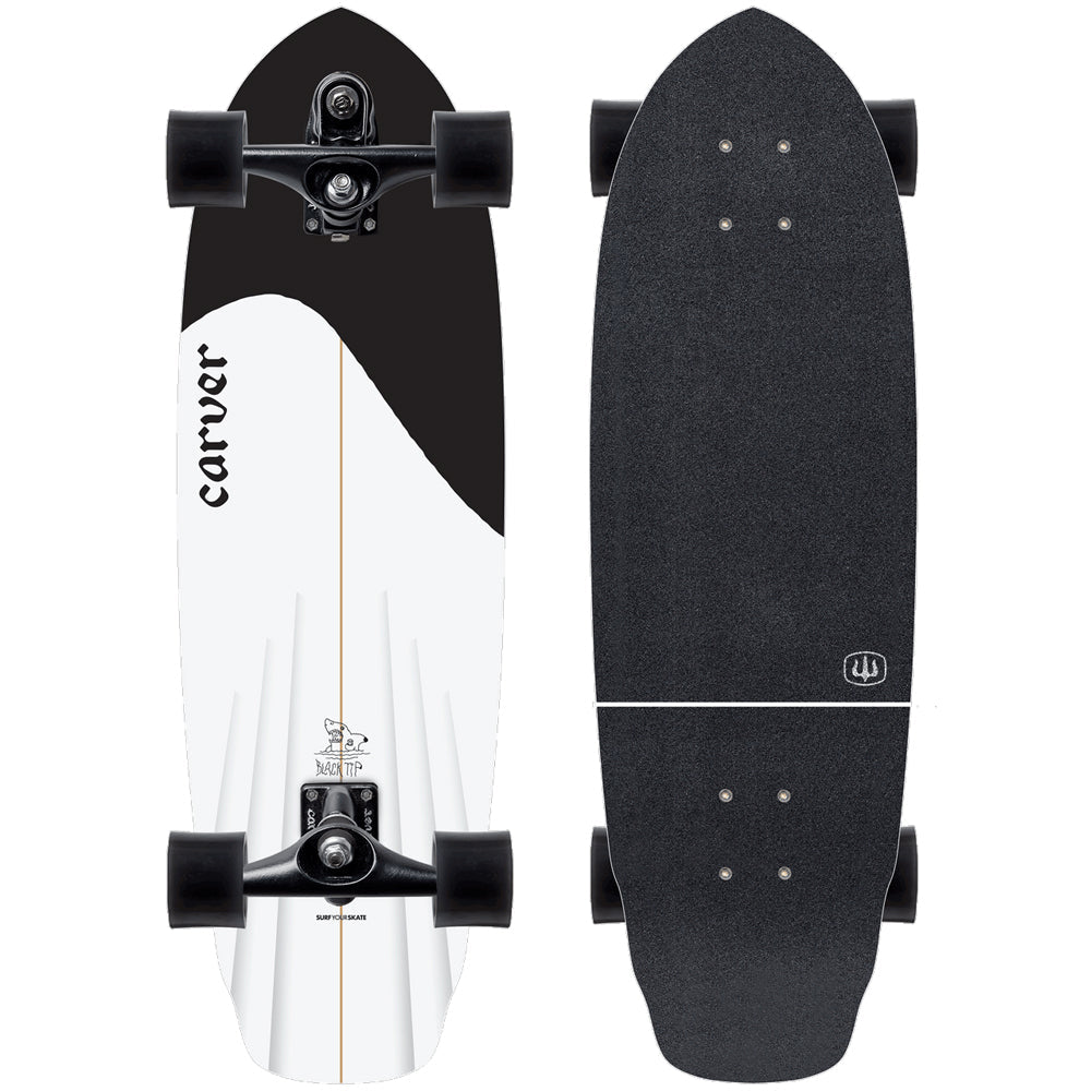 Carver Skateboards - 32.5" Black Tip - C7 Complete