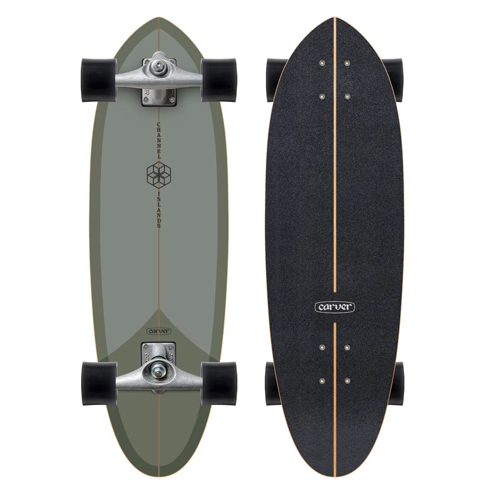 31.75" CI Mid Sage - CX Complete Carver Surfskate