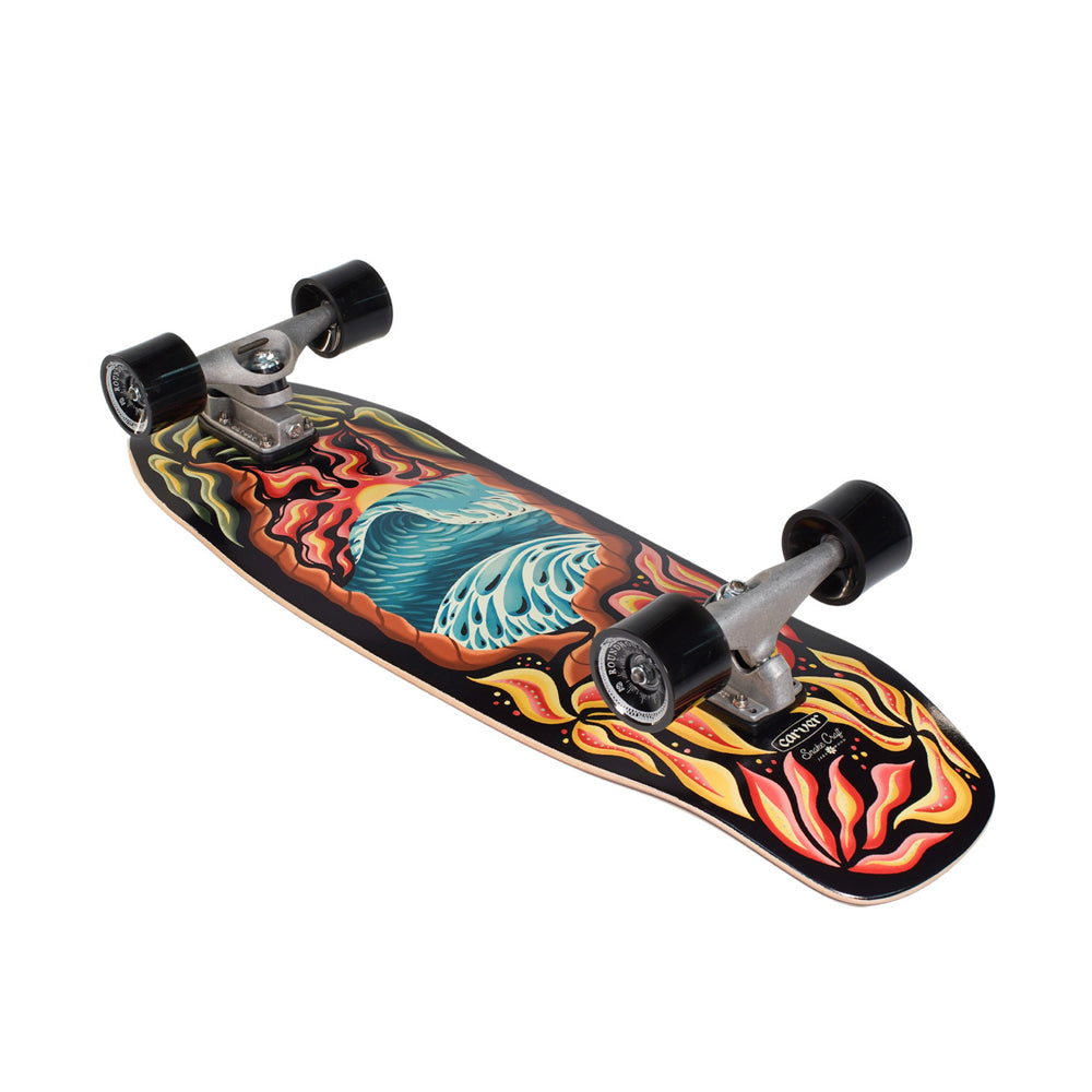 Carver Skateboards - 32" Psychedelic Sunset - C7 Complete Surfskate