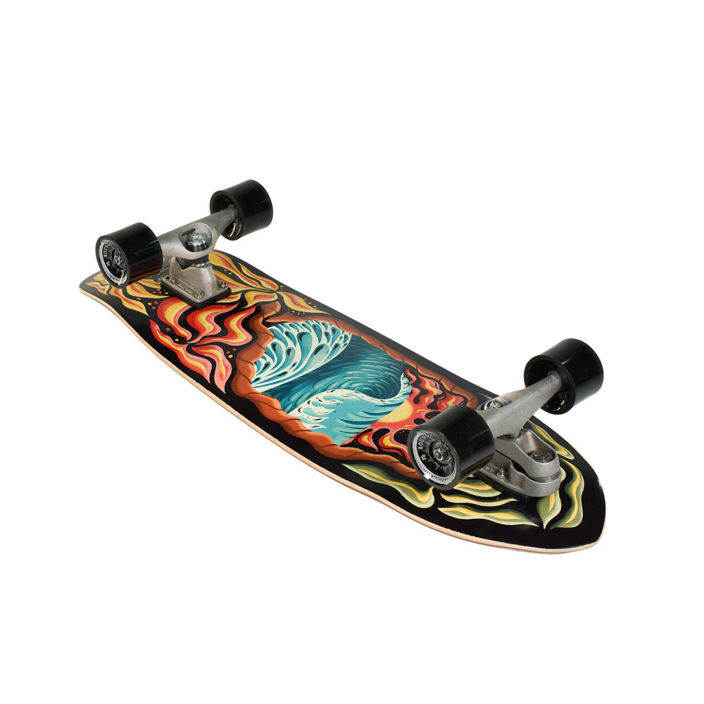 Carver Skateboards - 32" Psychedelic Sunset - C7 Complete Surfskate