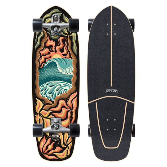 Carver 32" Psychedelic Sunset - C7 Complete Surfskate