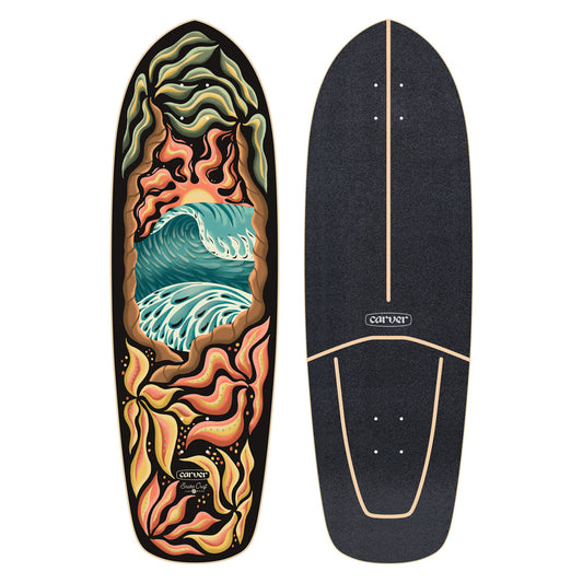 Carver 32" Psychedelic Sunset - Deck Only Surfskate