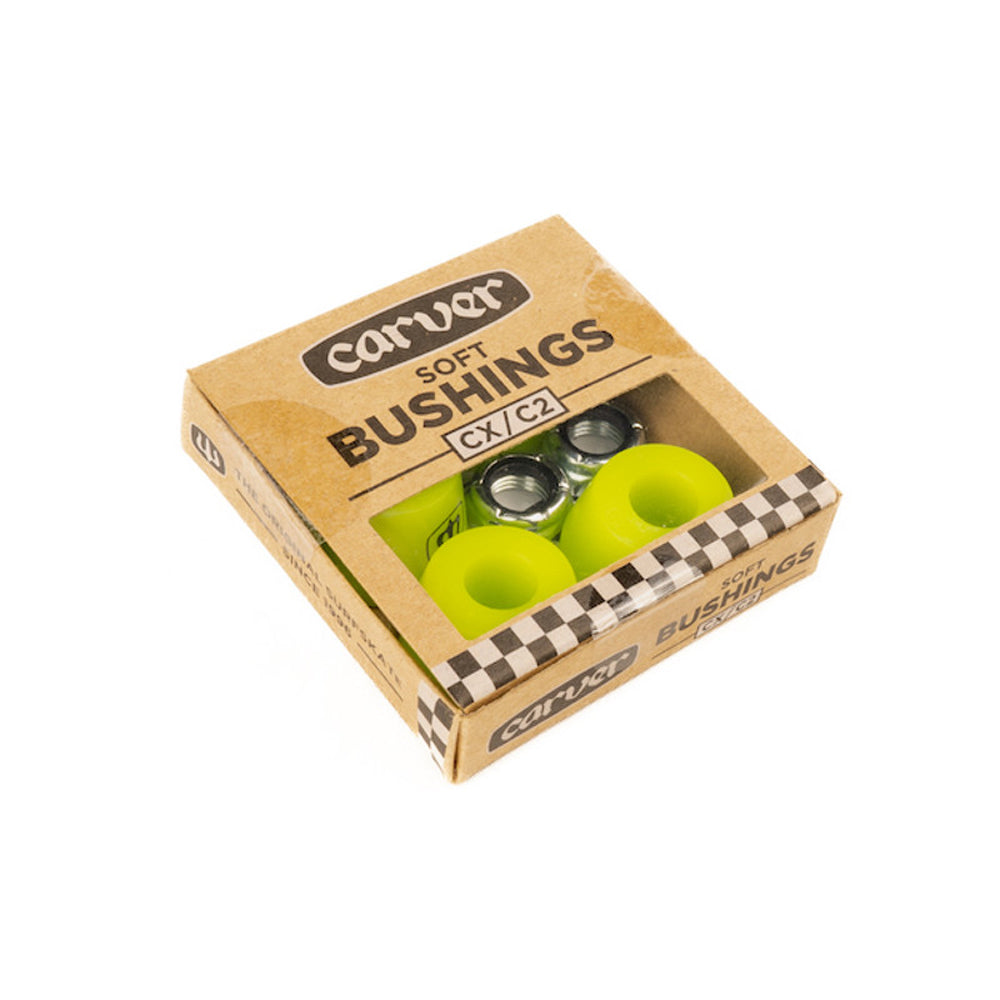 Carver Skateboards - CX Soft Bushing Set - Green Glo