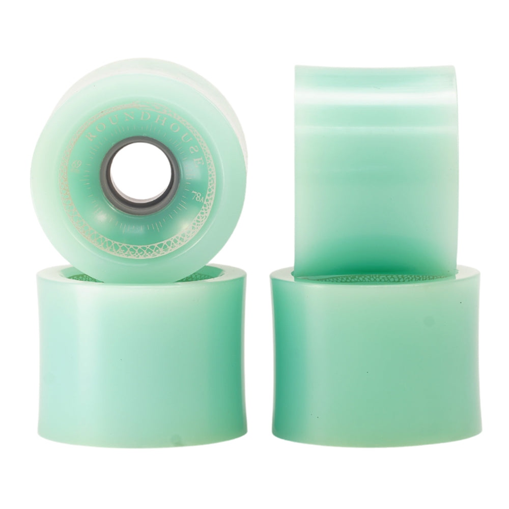 Carver Skateboards - Roundhouse Wheels - 69mm Concave - Glass Green (78A)