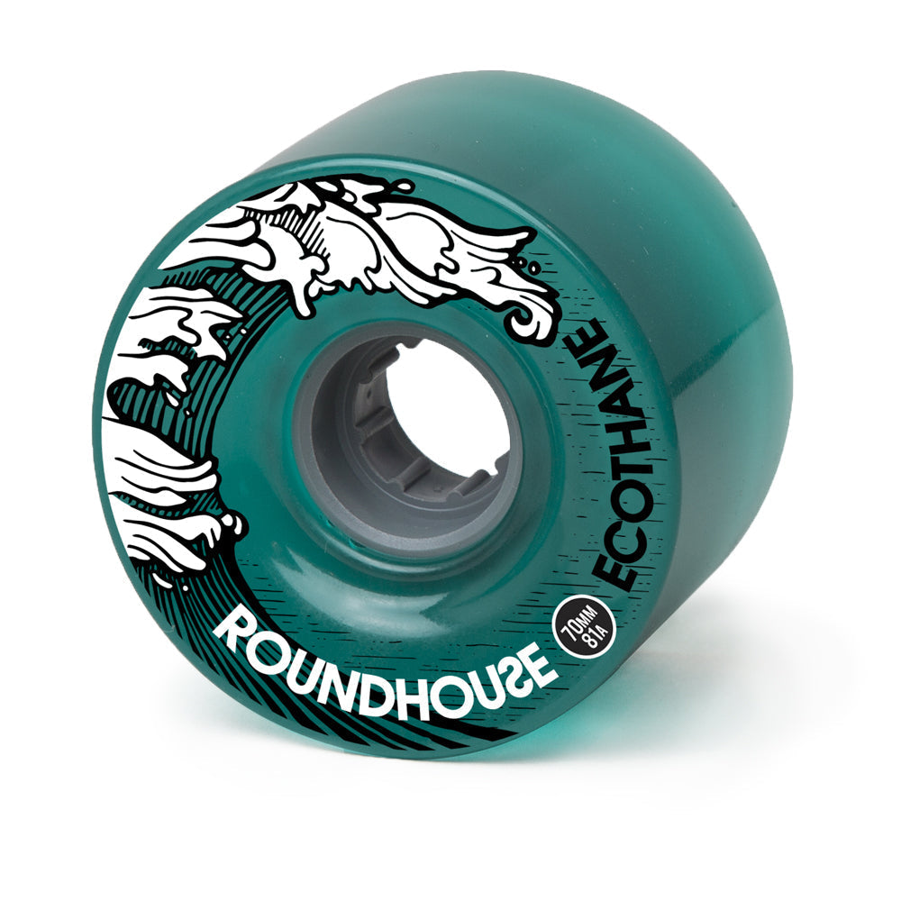 Carver Skateboards - Roundhouse Wheels - 70mm Eco Mag - Aqua (81A)