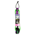 Catch Surf - Beater 6' Leash - Green & Purple