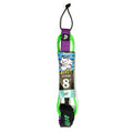 Catch Surf - Beater 8' Leash - Green & Purple