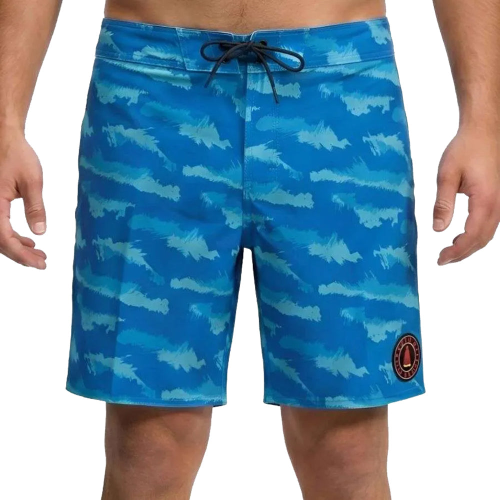 DaFin - Board Shorts - Camo Blue