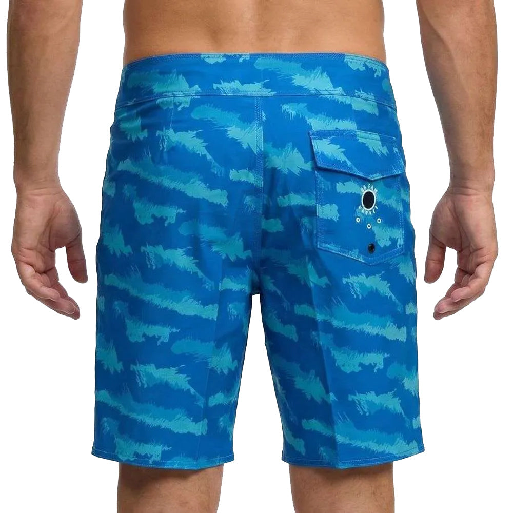DaFin - Board Shorts - Camo Blue