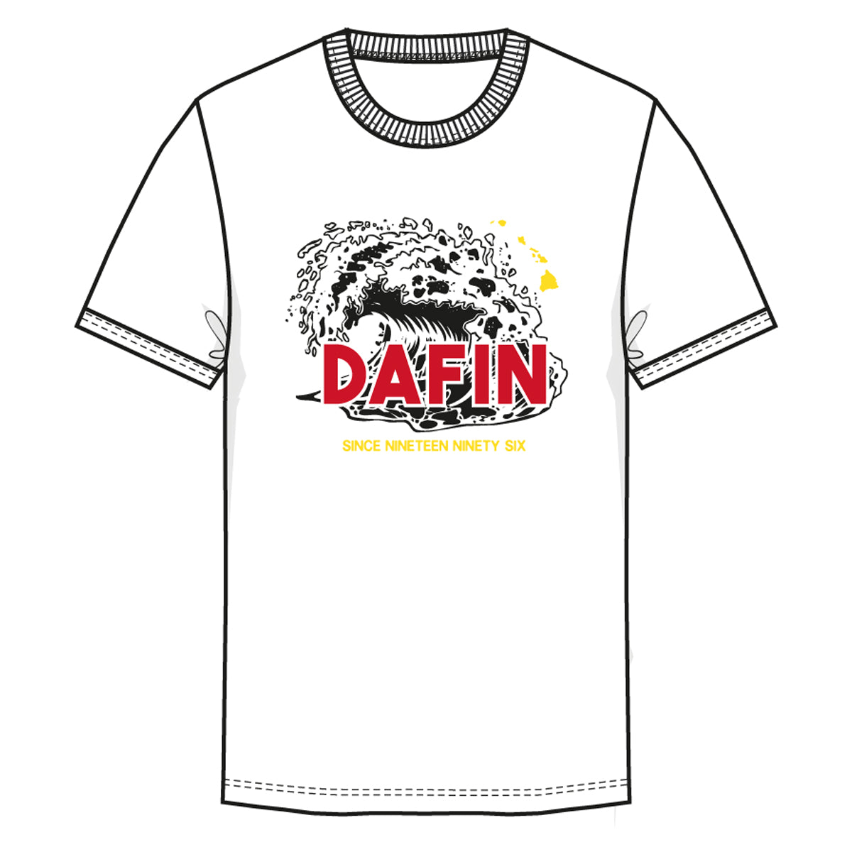 DaFin - Da Wedge T-Shirt - White