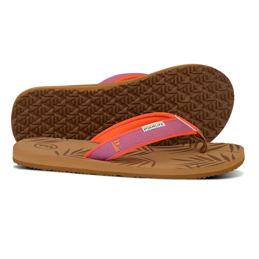 Foamlife HARTS - WOMENS FLIP FLOPS - LATTE BROWN