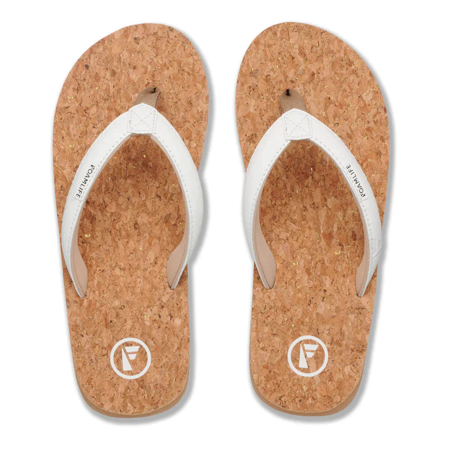 FOAMLIFE GOLDIE - WOMENS FLIP FLOPS - SAND