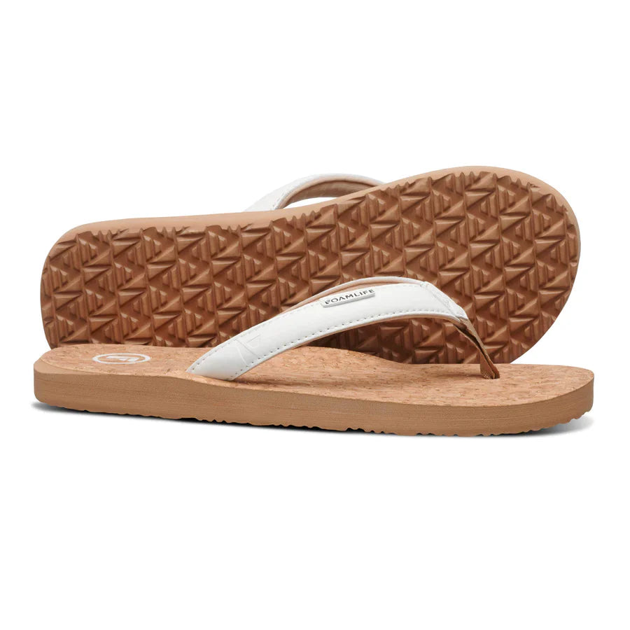 FOAMLIFE GOLDIE - WOMENS FLIP FLOPS - SAND