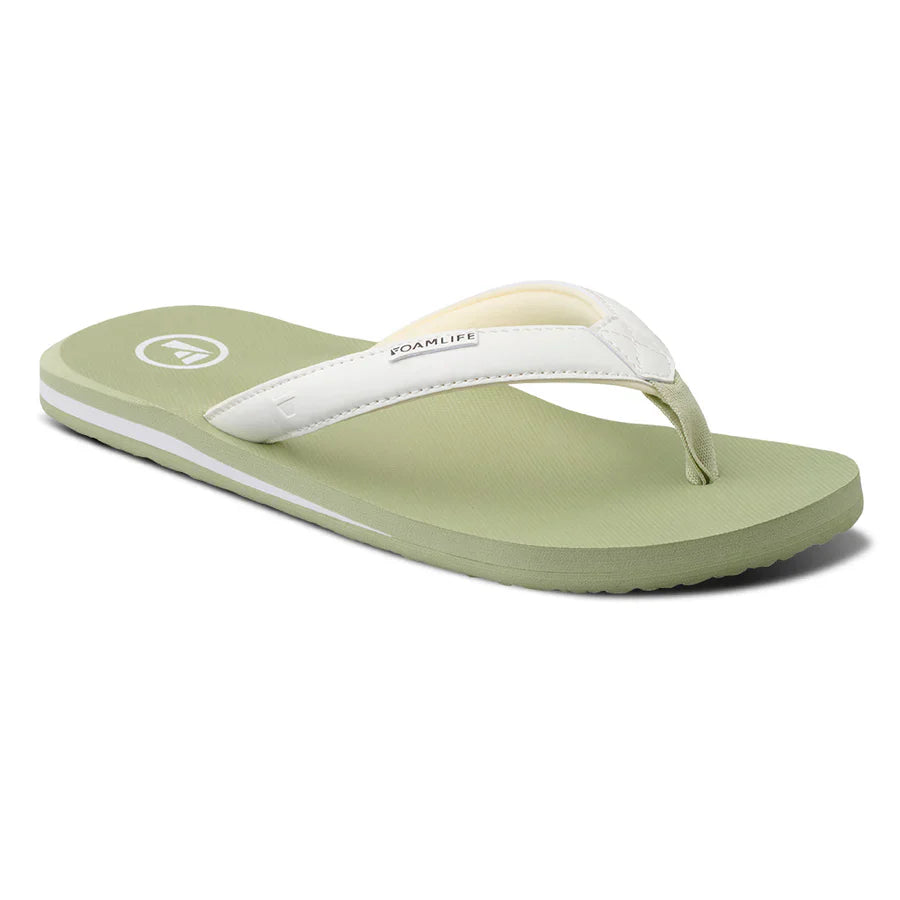 FOAMLIFE LIXI SC - WOMENS FLIP FLOPS - SAGE GREEN