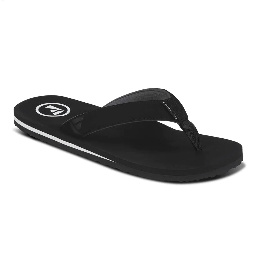 FOAMLIFE TARLAN - MENS FLIP FLOPS - BLACK