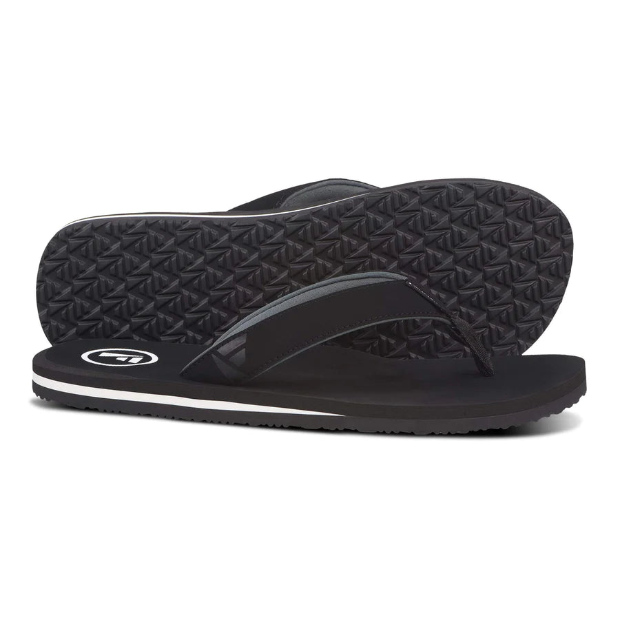 FOAMLIFE TARLAN - MENS FLIP FLOPS - BLACK