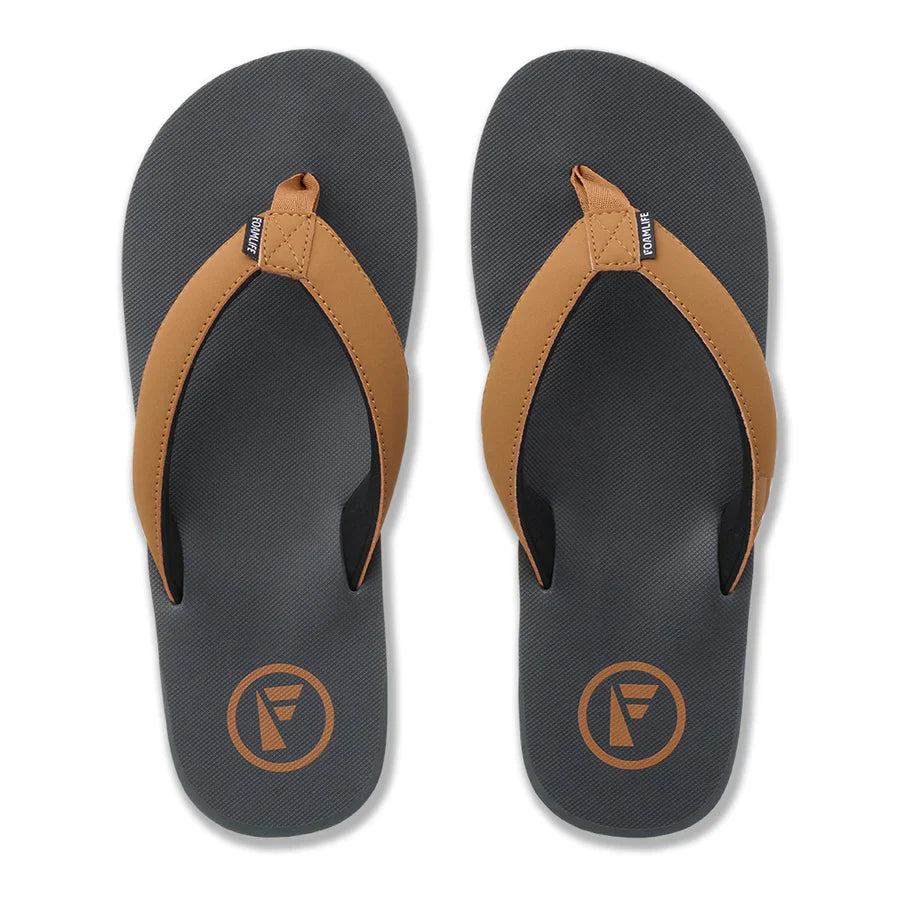 FOAMLIFE TRAA SC - MENS FLIP FLOPS - SLATE GREY