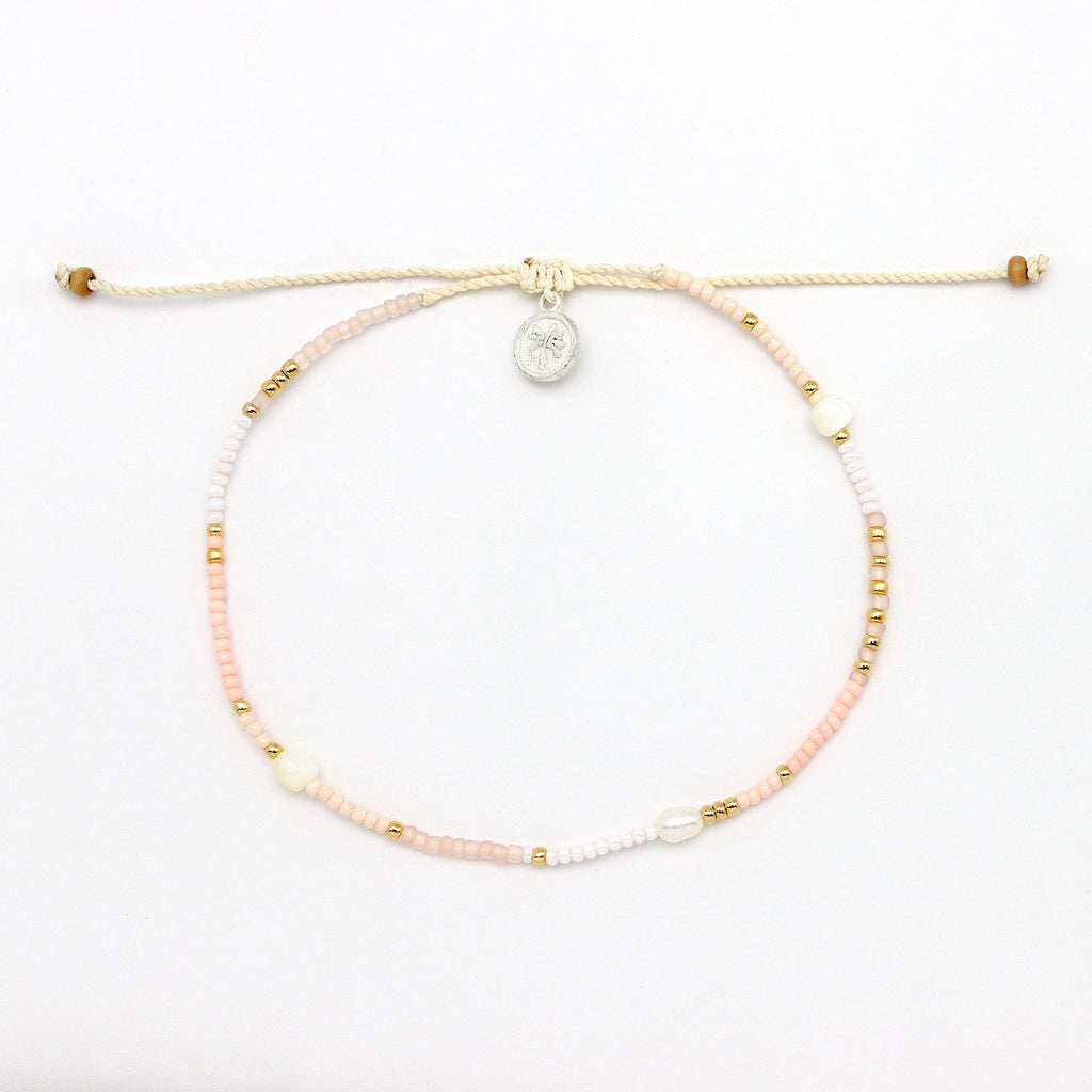 Giada Cinta Pearl Beaded Surf Anklet