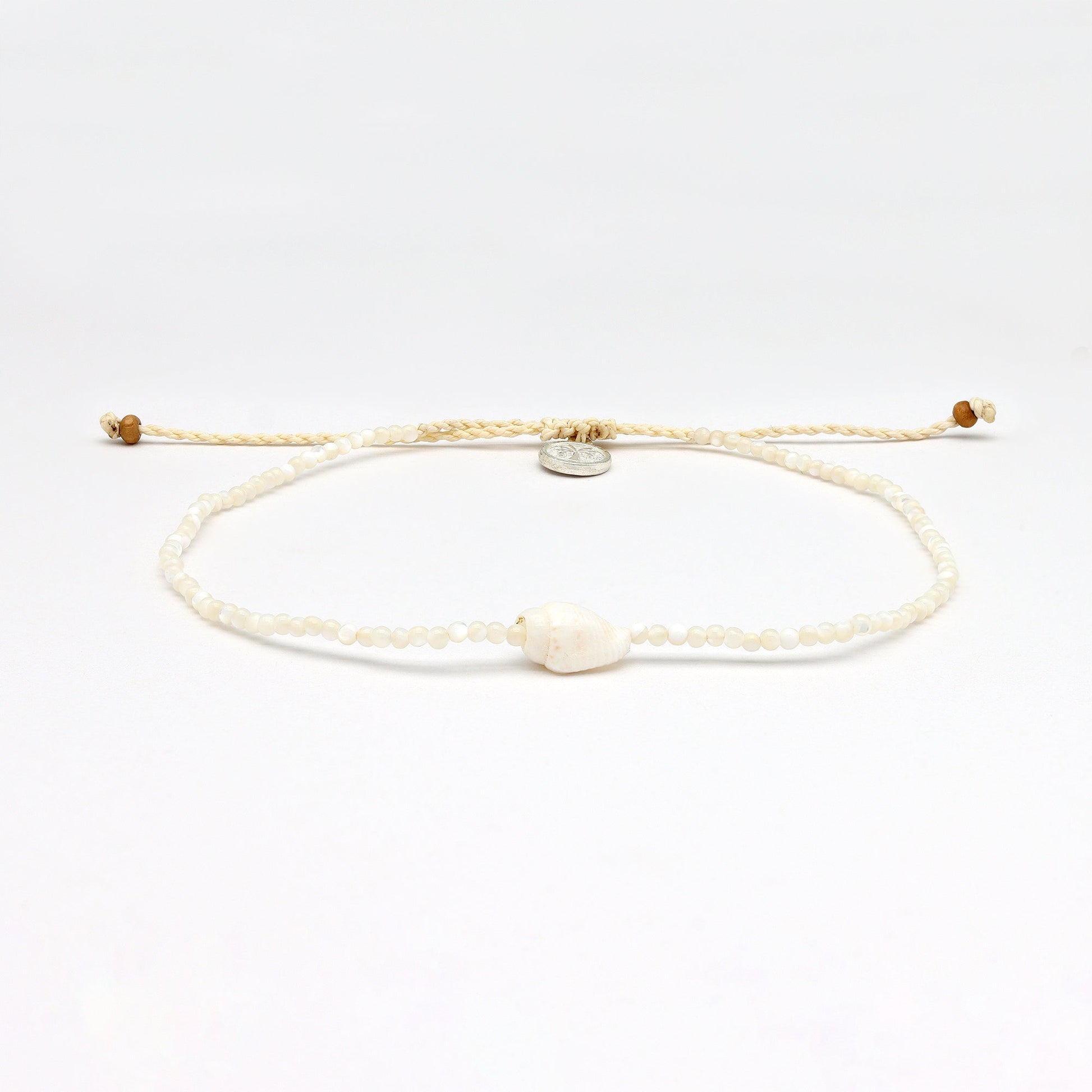 Giada Melati Shell Beaded Anklet