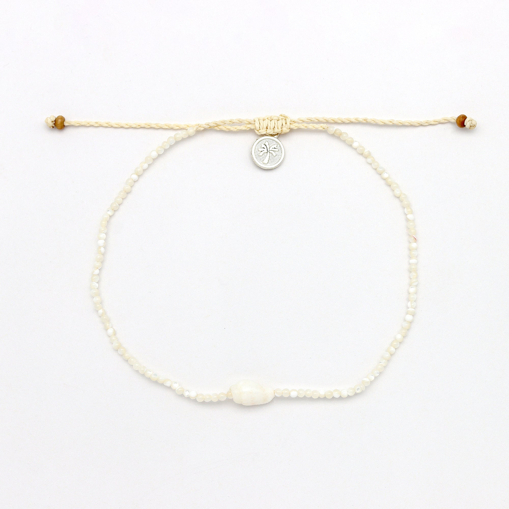 Giada Melati Shell Beaded Anklet