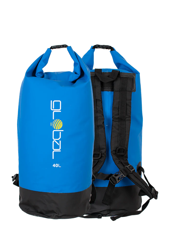 40ltr Global Dry Bag - Back Pack Style with reinforced adjustable straps. EX DISPLAY