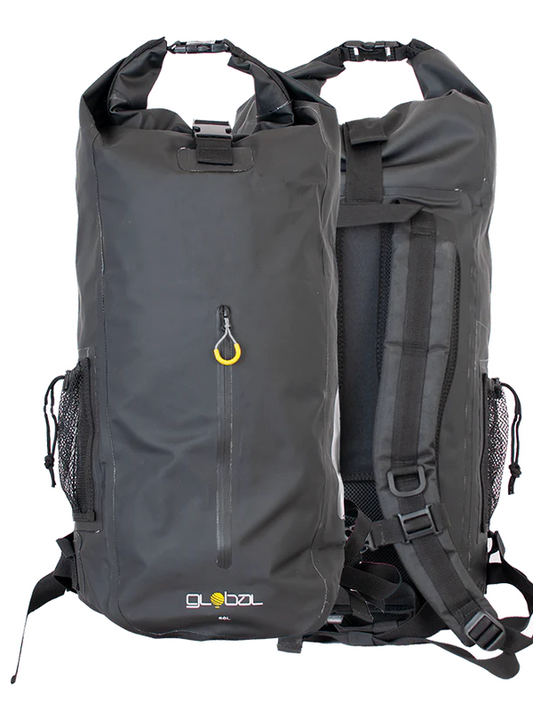 50ltr Global Dry Bag - TECH SERIES Back Pack with reinforced adjustable straps.