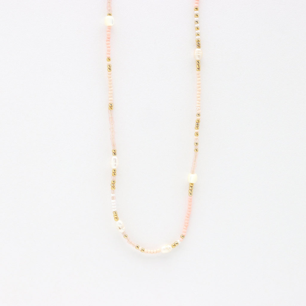 Giada Cinta Pearl Beaded Surf Necklace