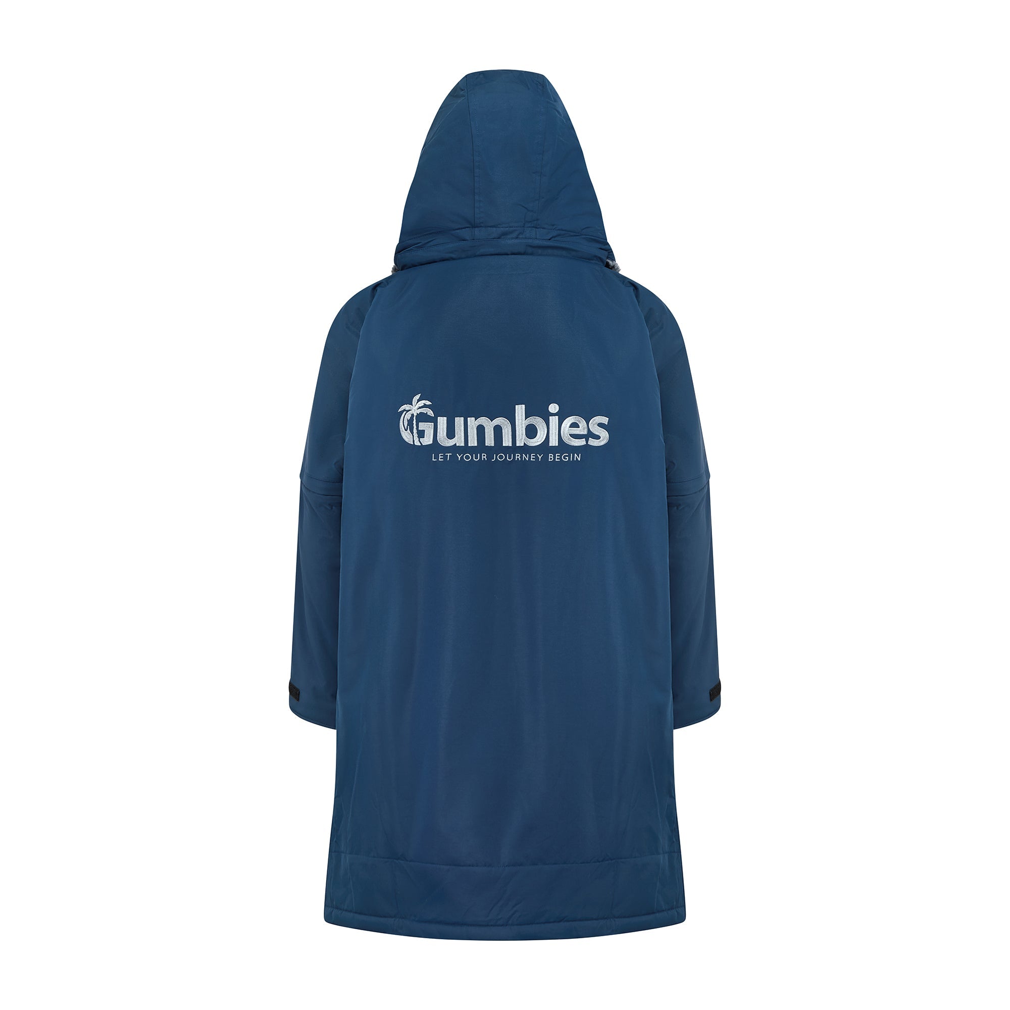 Gumbies Changing Robe (S-CAPE) - Navy & Grey