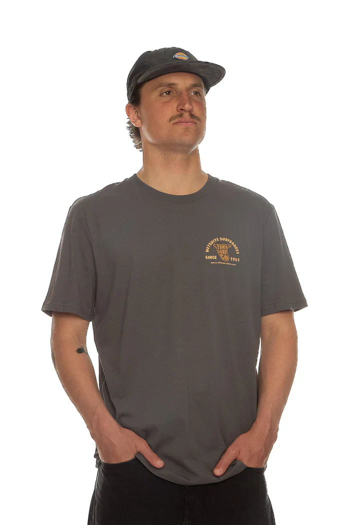 Tiki Fin T-Shirt Dark Grey
