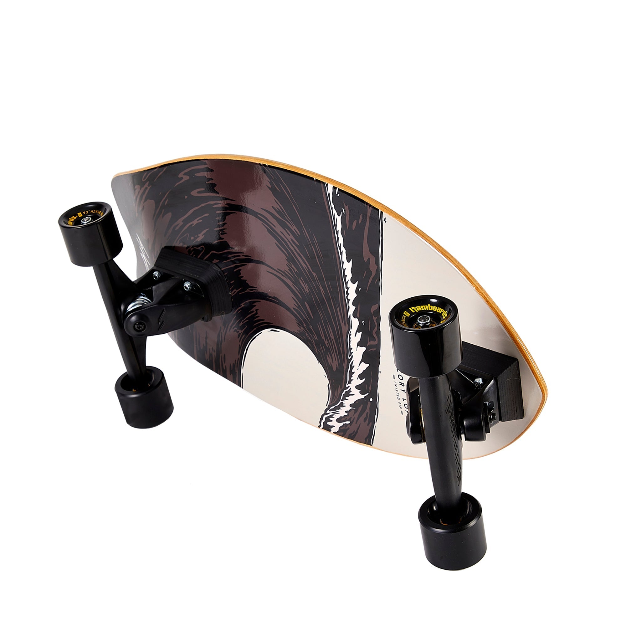 26" The Corey Lopez Twisted Fin - Grey - Hamboards UK