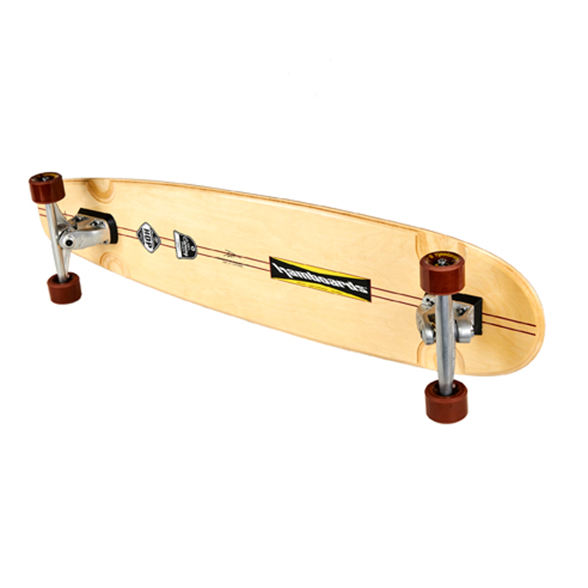 45" The Huntington Hop - Orange/White Checkers - Hamboards UK