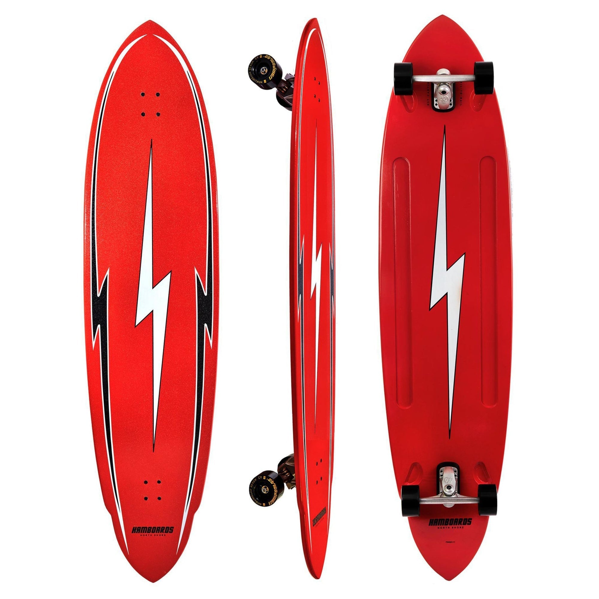 5'7'' The Pinger - North Shore Red - Hamboards UK