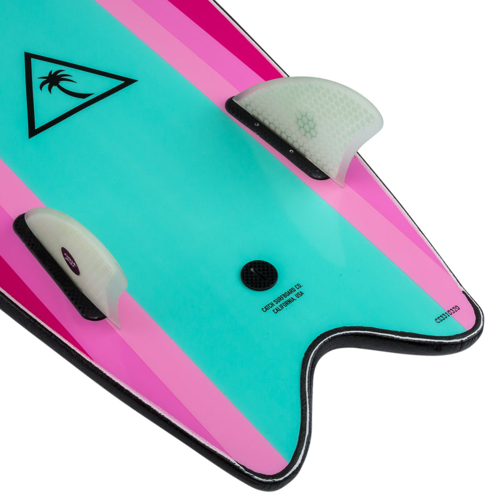Catch Surf - Heritage 5'6'' Retro Fish - Black/Turquoise