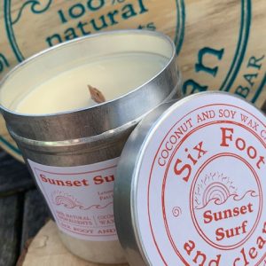 Six Foot and Clean Sunset Surf Candle