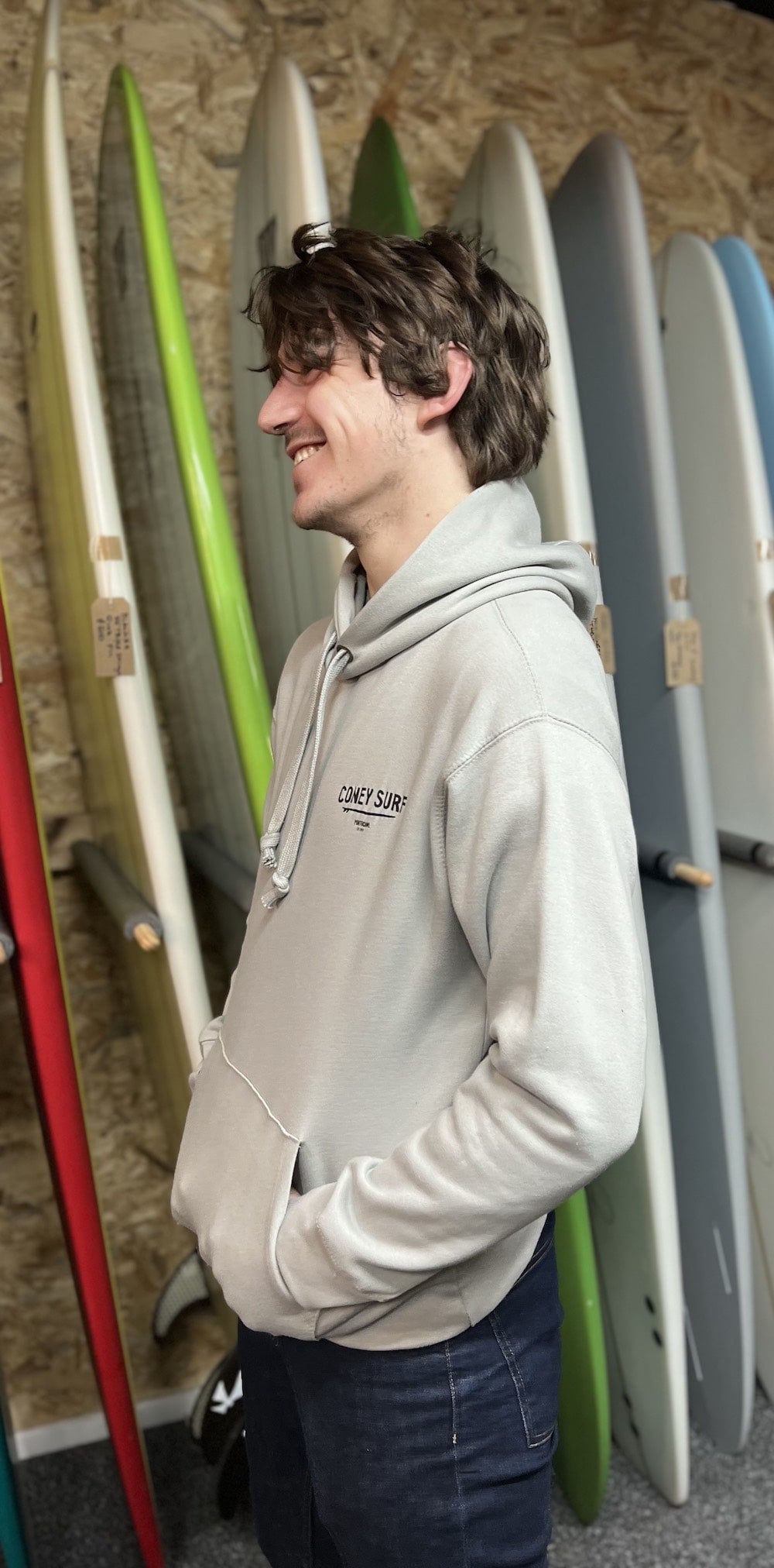 Coney Surf Hoody - Misty Grey