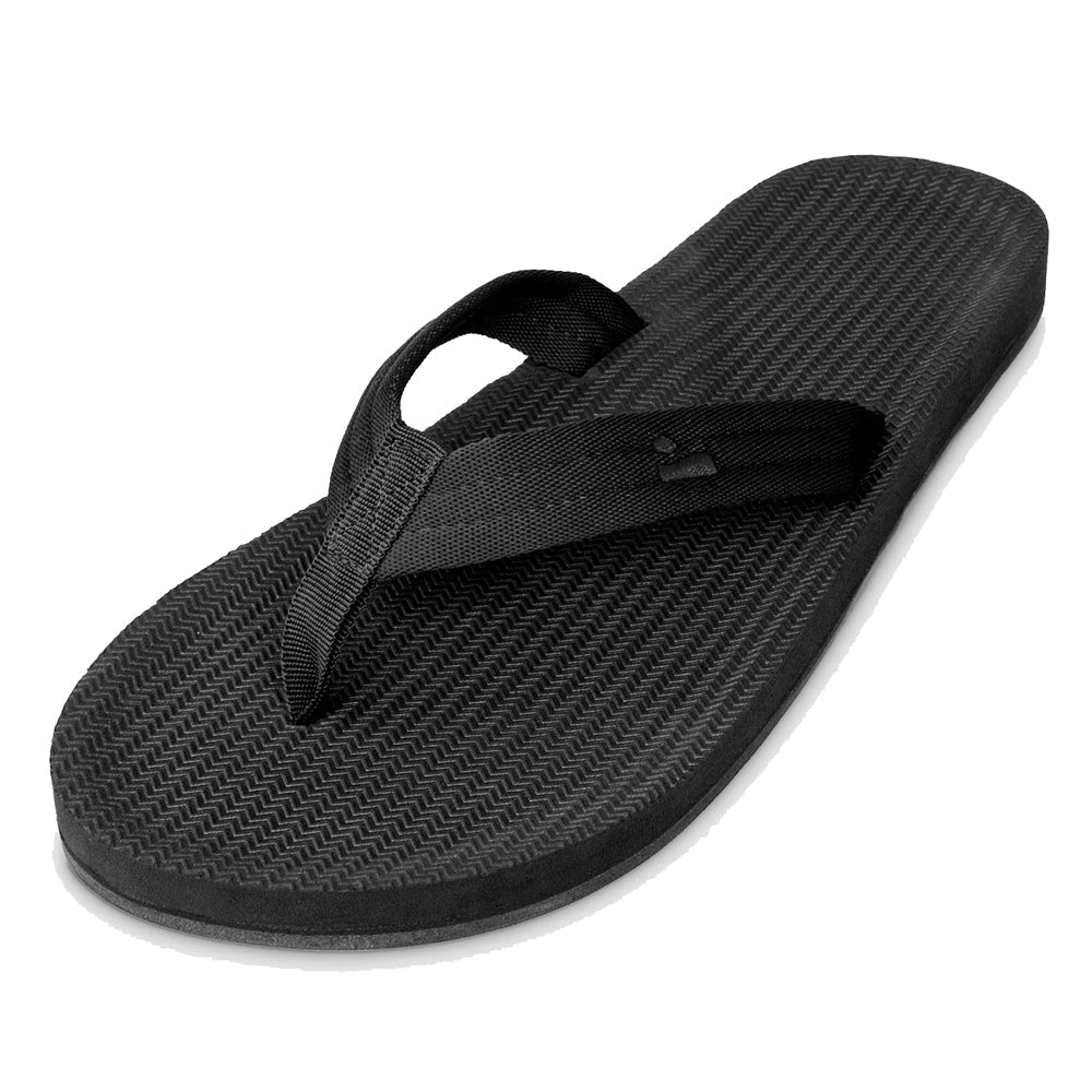 Indosole - Mens Flip Flops - Easy Living - Black