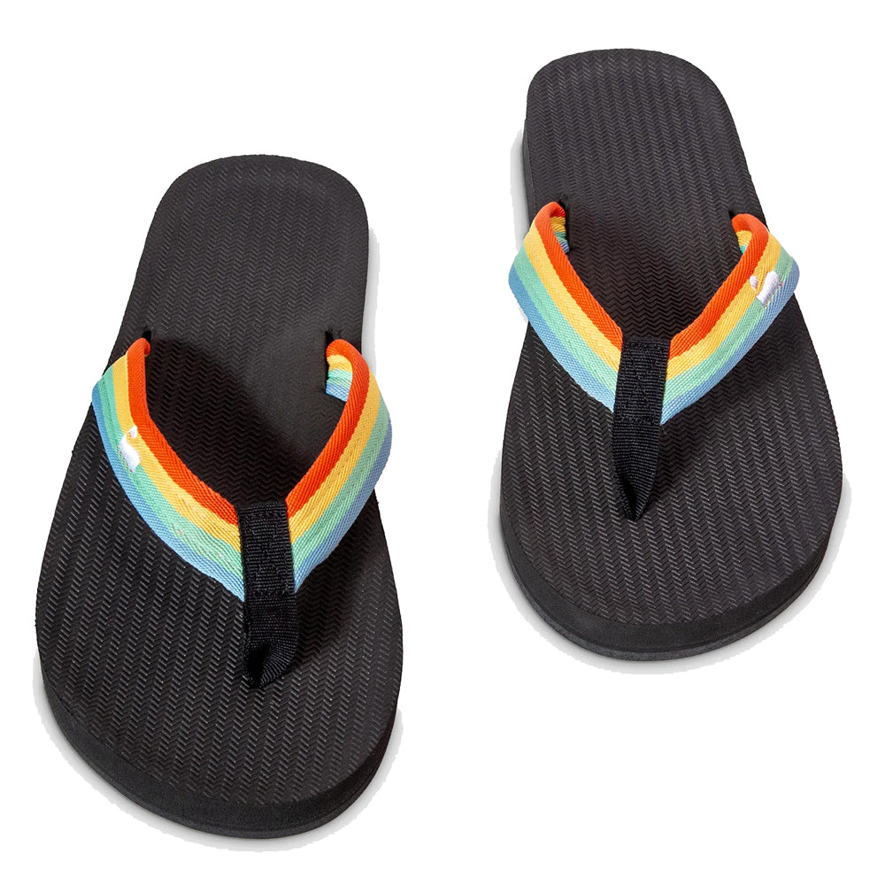 Indosole - Mens Flip Flops - Easy Living - Rainbow