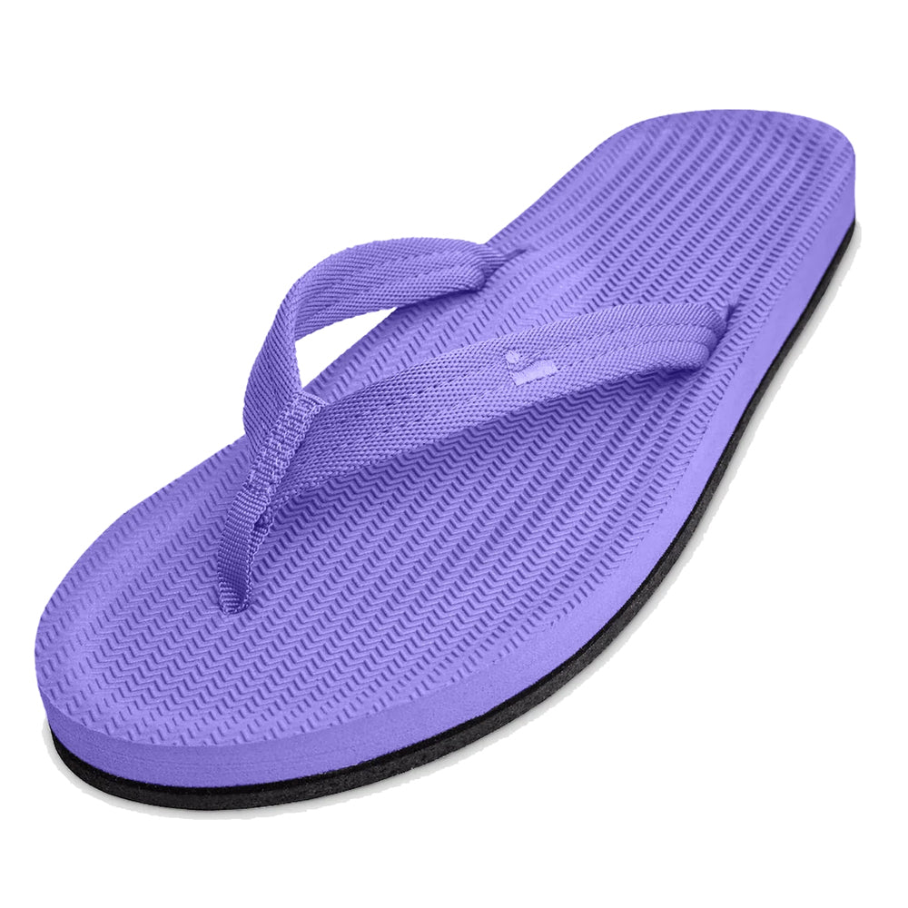 Indosole - Womens Flip Flops - Easy Living - Purple Haze