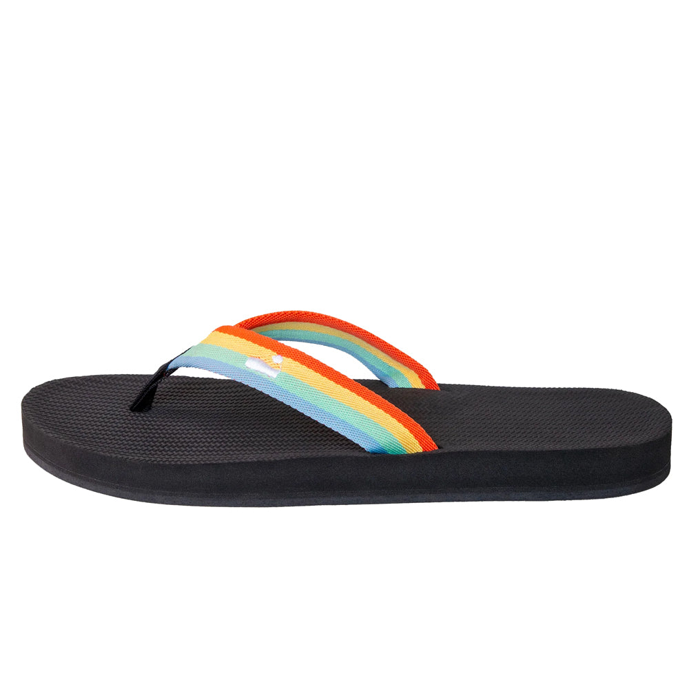 Indosole - Womens Flip Flops - Easy Living Lite - Rainbow