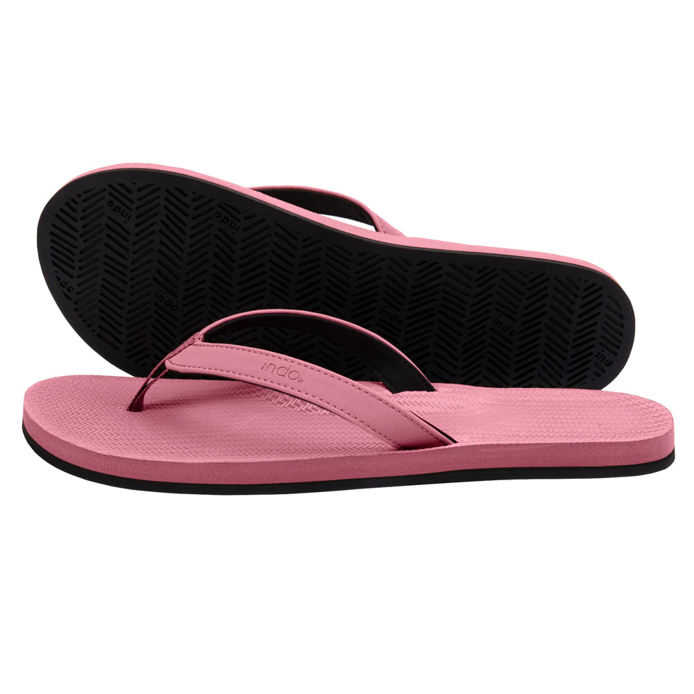 Indosole - Womens Flip Flops - ESSNTLS - Guava