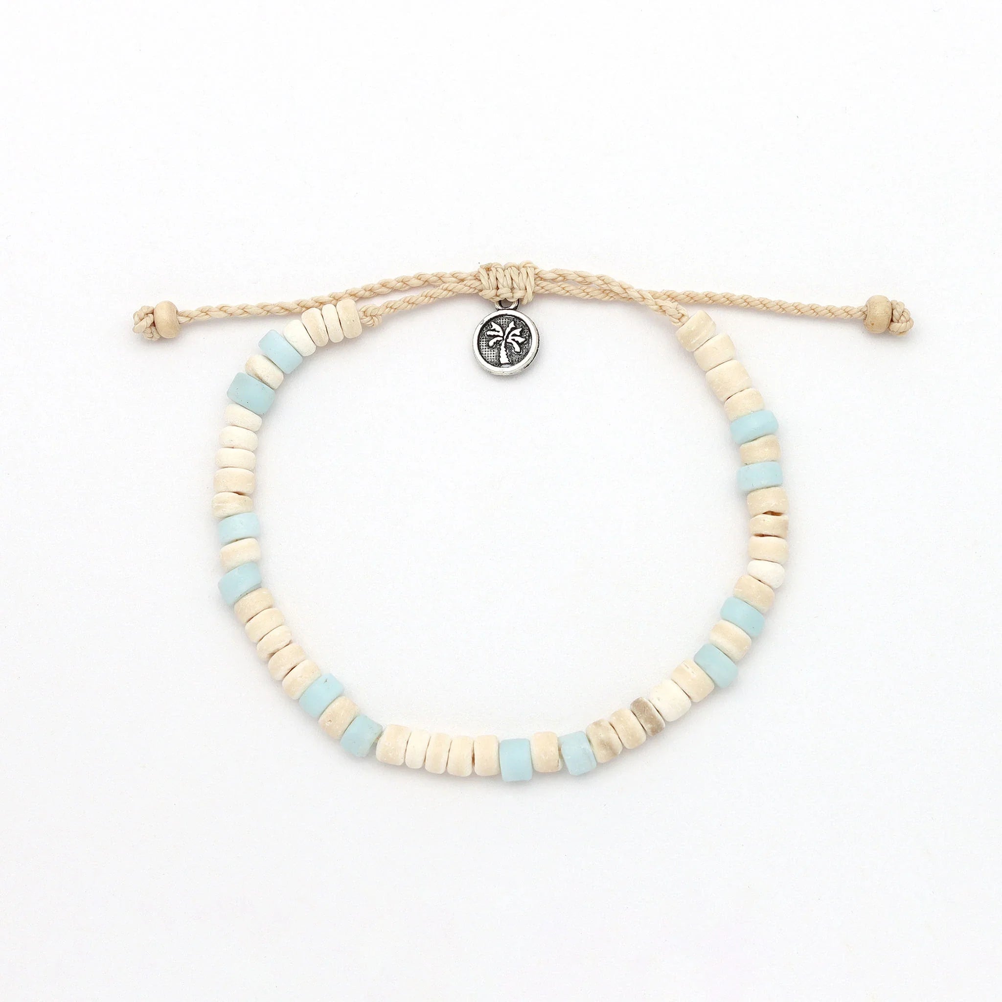 Samosir Natural Beaded Anklet