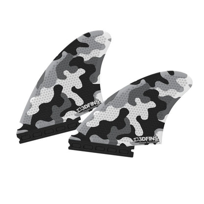 3D FINS - SPEED KEEL - B&W Camo