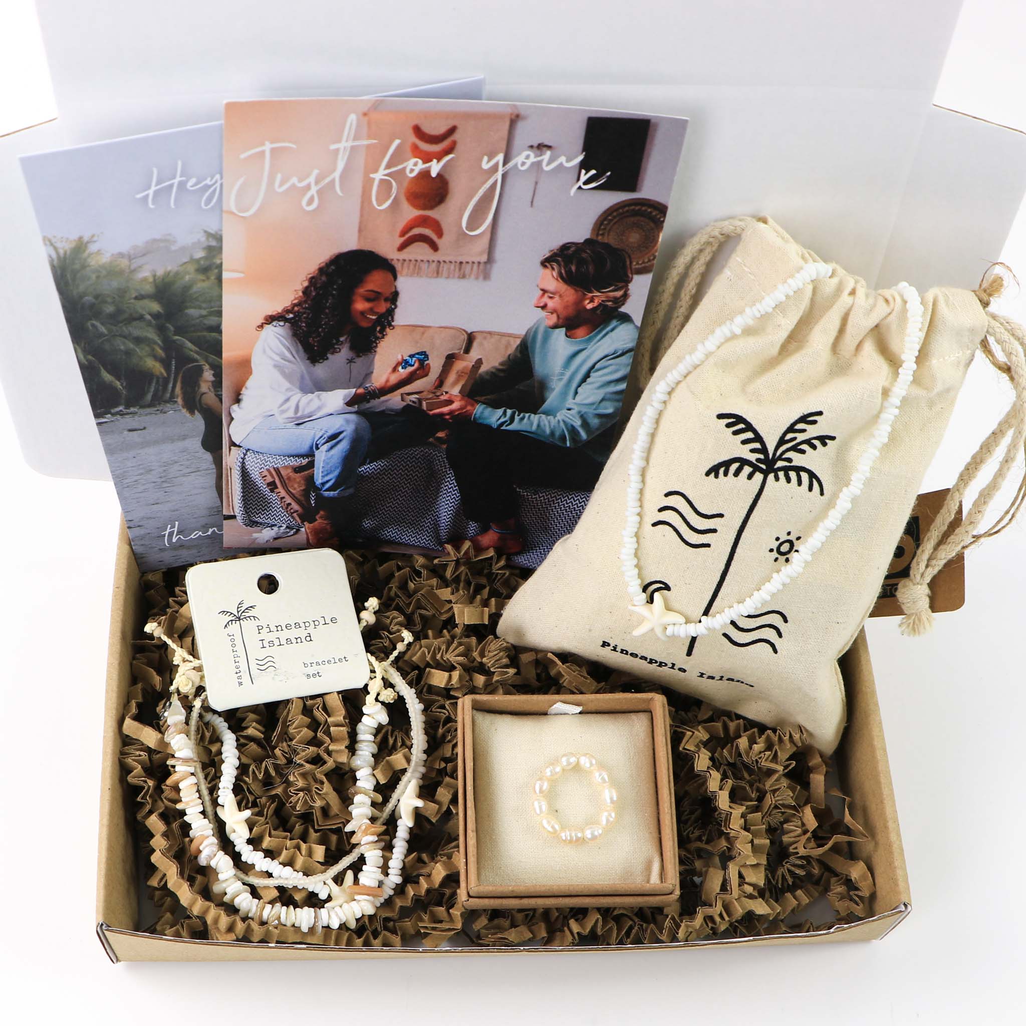 Tidepool Starfish & Pearls Letterbox Jewellery Set