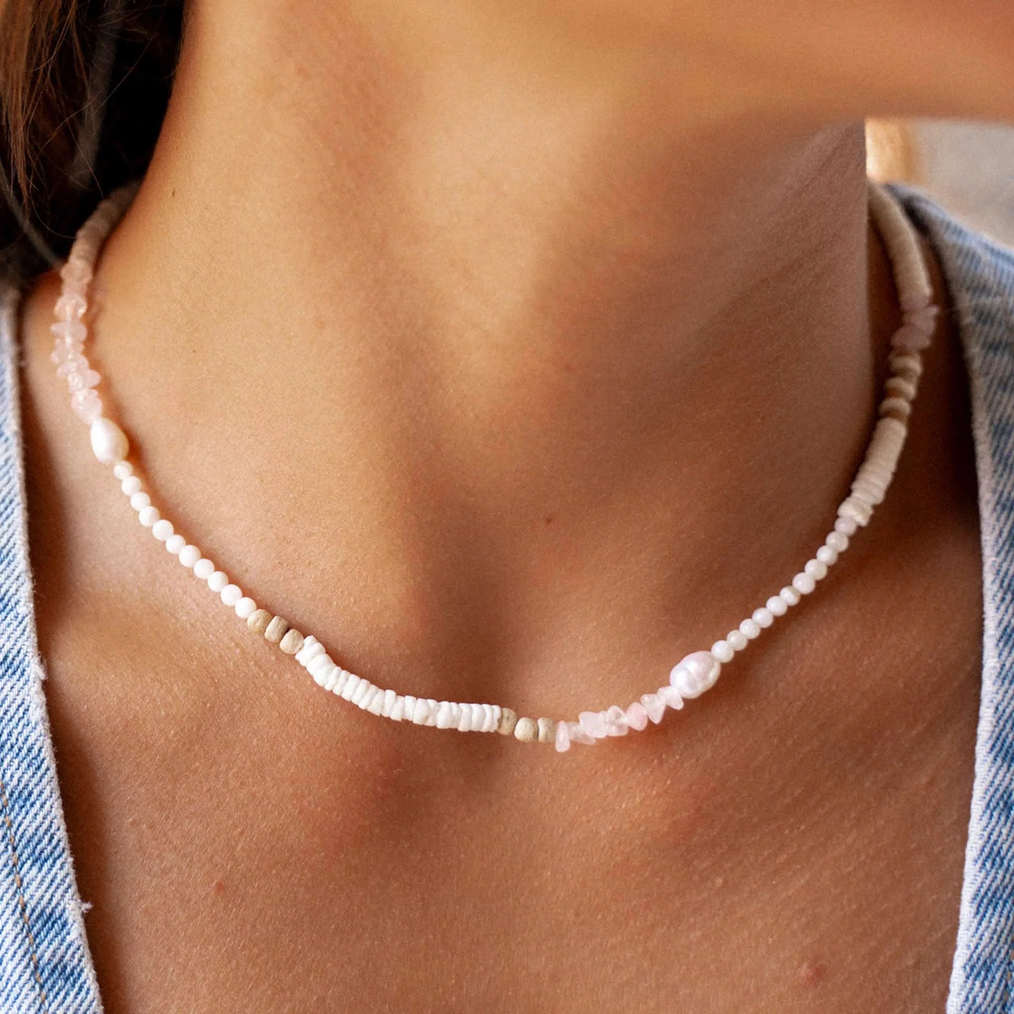 Love is Here Letterbox Gift Set -  Rose Quartz