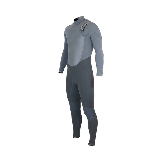 Alder LUXE Mens 5/4mm Back Zip Wetsuit. Black (Black / Black)