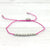 Pineapple Island Bracelet-fuchsia bracelet