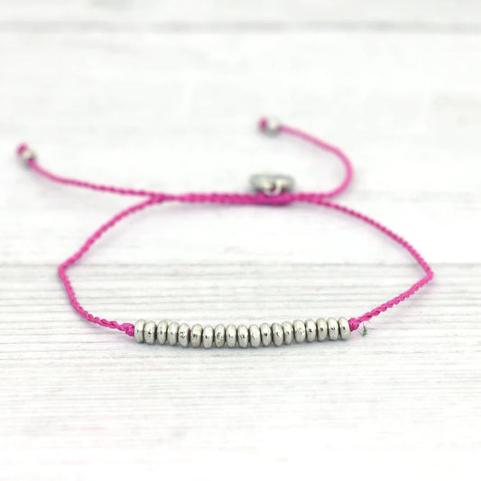 Pineapple Island Bracelet-fuchsia bracelet